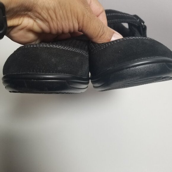 Orthofeet Women's Springfield Stretchable Black Mary Janes Shoes Sz 8 Wide - Picture 7 of 9